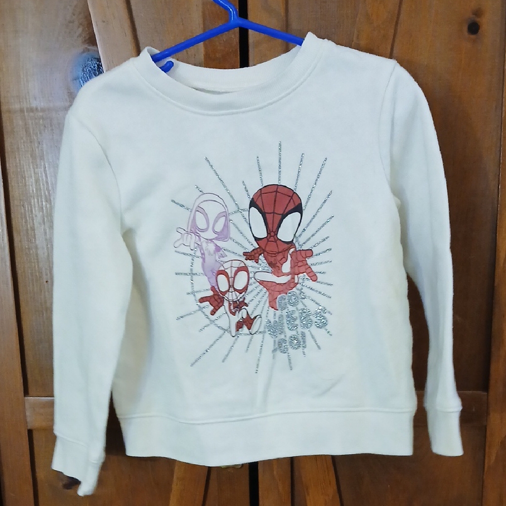Marvel Cream Sweatshirt with Spider-Man Design